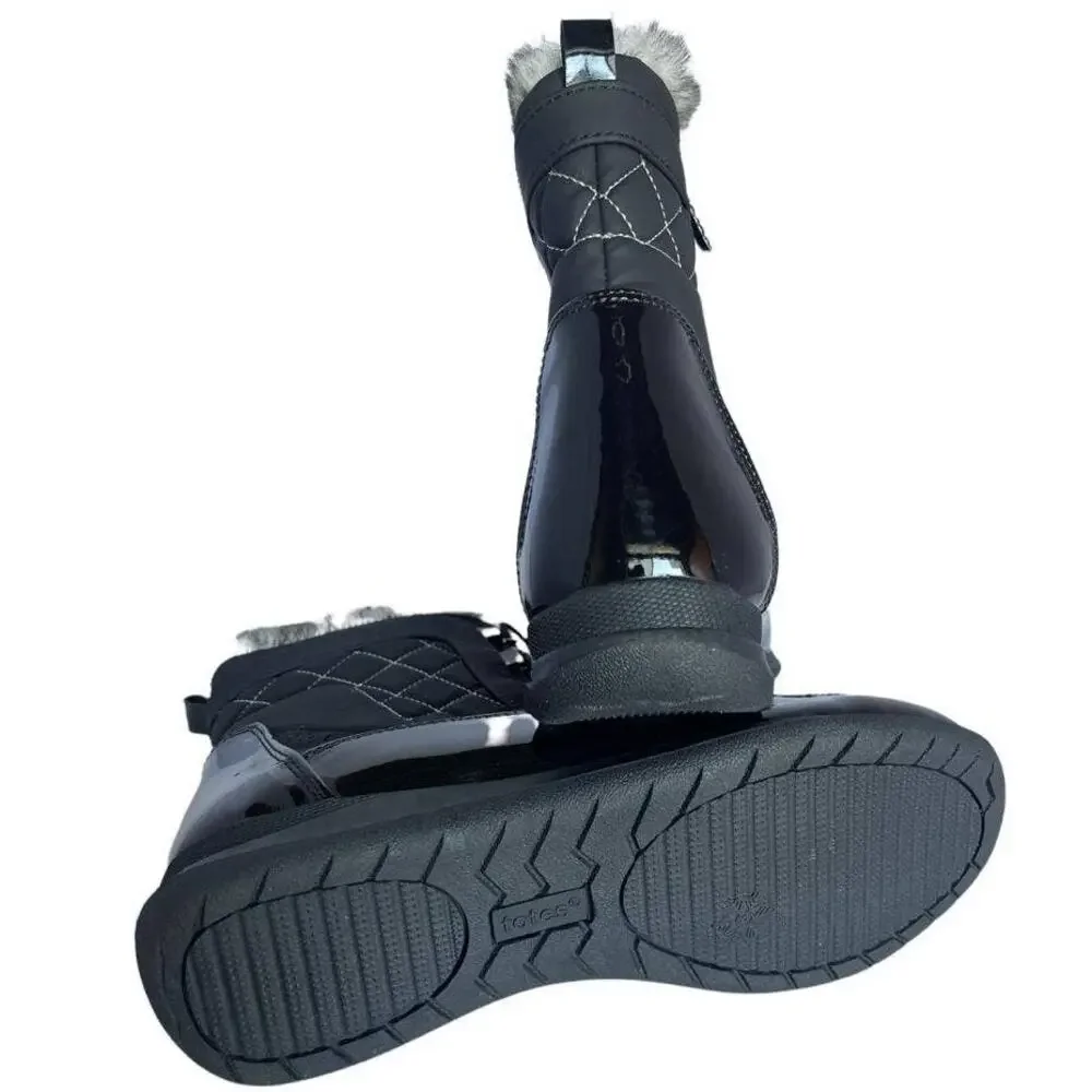 💎✨NEW✨💎NIB TOTES LISA Black Women's BOOTS size 6 - Picture 5 of 8